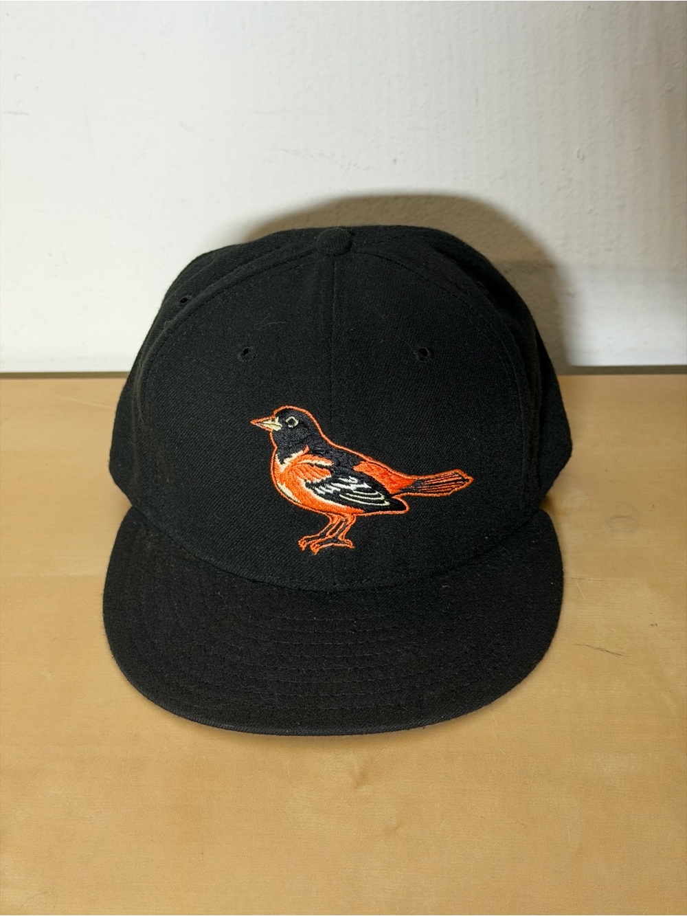 Baltimore Orioles New Era Authentic Collection 59FIFTY Fitted Hat Black Size 8